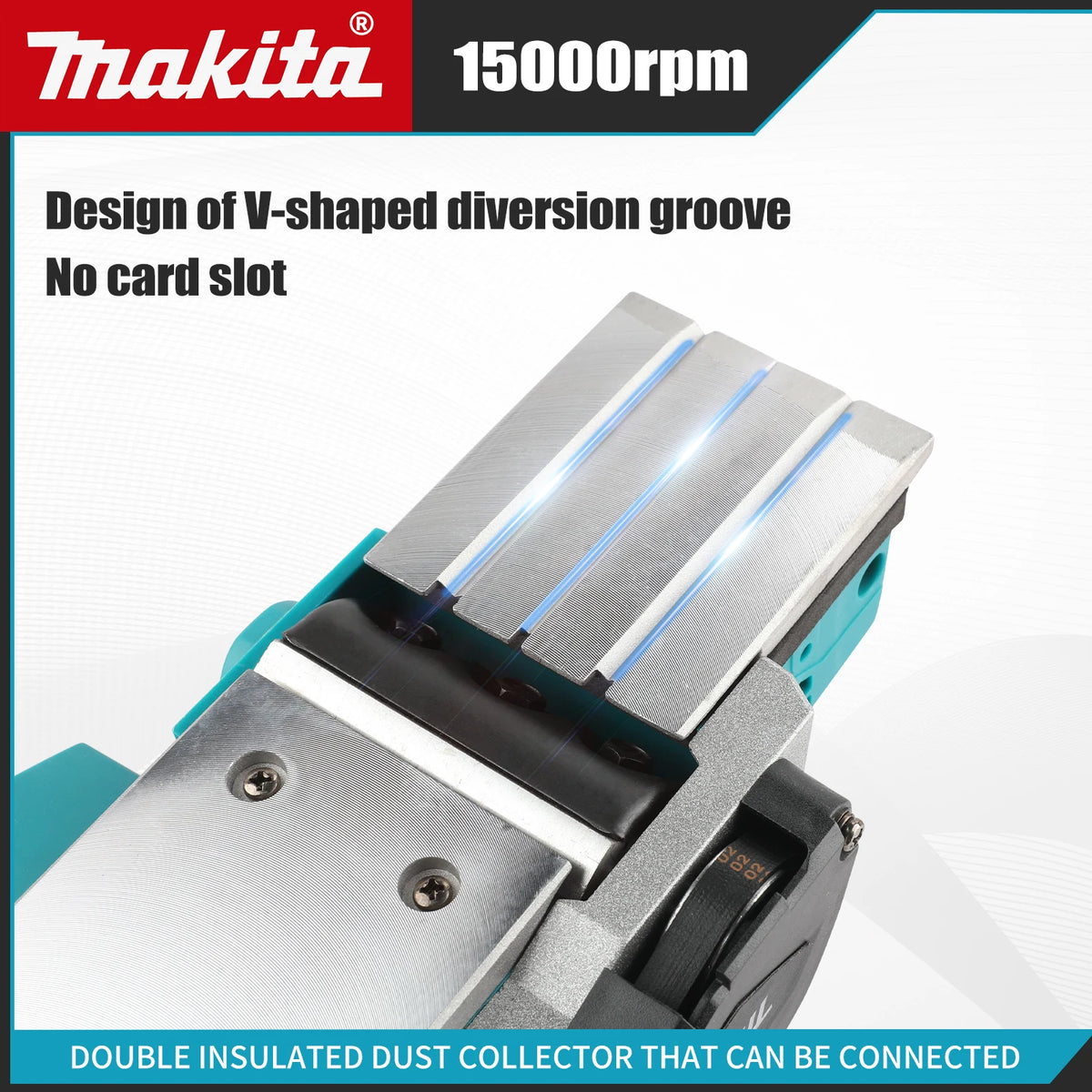 Makita DKP180 Portable Cordless Woodworking Electric Planer 15000RPM Planer Trimmer Wood Milling Engraving Slotting Power Tool