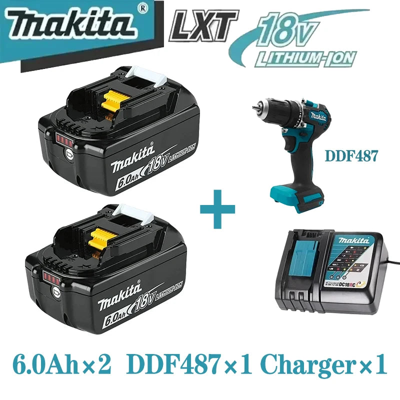 Hot 100% Original Makita 6Ah for Makita 18V Battery Replacement Lithium Battery