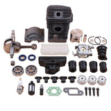 42.5MM Engine Motor Assembly Cylinder Piston Carburetor AV Buffer Set For Stihl MS250 MS230 025 023 MS 250 230 Chainsaw Spares