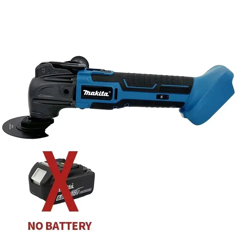 Makita 18V LXT Brushless Oscillating Multi-Tool, Quick Release, Multi-Material Cutting, Li-Ion for Renovation, Woodworking & DIY