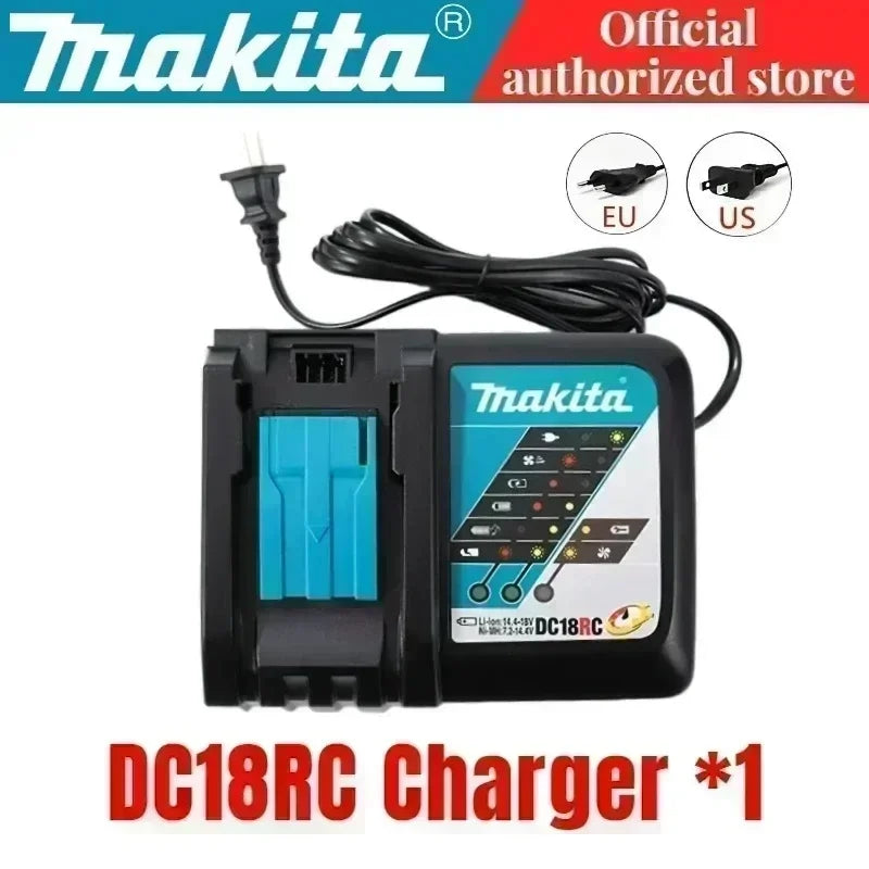 2026 18V Makita BL1860 BL1850B BL1850 BL1840 BL1830 Screwdriver Battery & Charger 18v Replacement Power Tool Batteries.