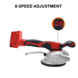 VILASTING Tile Tiling Machine High Loading Capacity Wall Floor Tile Laying Vibrating Tool 8 Gears Fit Milwaukee 18V Battery Pin