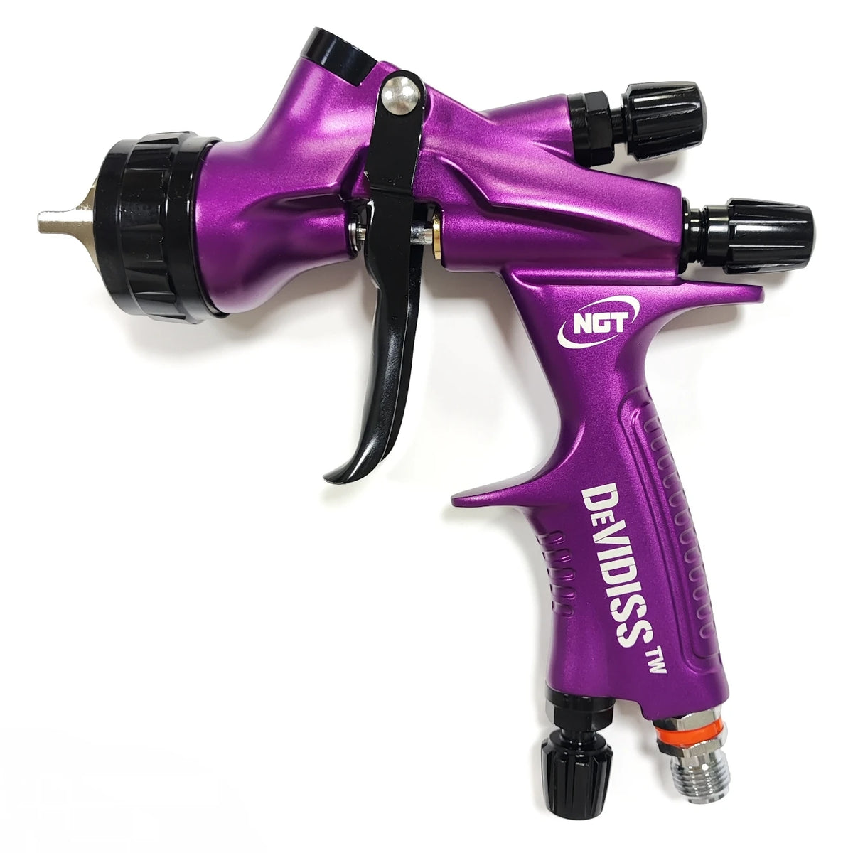 DeVIDISS HVLP NGT Pro TE20 Lite Spray Gun Kit Professional 1.3mm Nozzle Car Paint Application Comfortable for All Car Paints