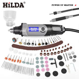 HILDA 400W Rotary Tool 6 Position Grinding Tools Mini Drill Electric Grinder Power Tools Variable Speed Mini Grinding Machine