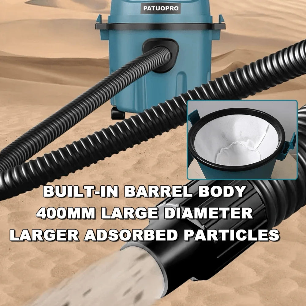 Wet/Dry Cordless Vacuum Cleaner 10L Barrel Dust Collector Portable Home Car Use Cleaning Power Tool For Makita 18V Battery