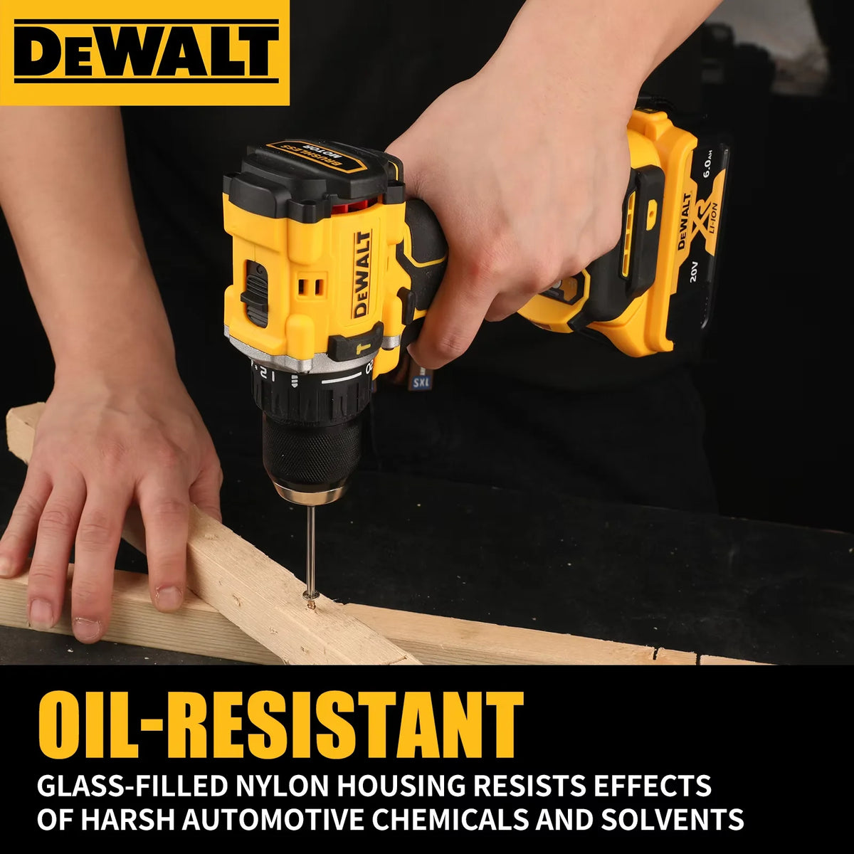 Dewalt DCD805 Cordless Impact Drill 20V Lightweight Wireless Brushless for Drilling Tasks