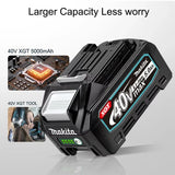 Makita XGT 40V Replacement Lithium‑Ion Battery 5.0Ah 21700 Cell Rechargeable Fit BL4020 BL4025 BL4050 BL4080 Cordless Tools