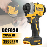 DEWALT 20V Cordless Tool Kit DCF850 Impact Driver + DCD805 Drill 205N.m Torque Construction Home DIY Assembly Hand tools