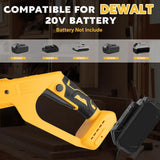 330RPM Brushless Cordless Tiller Cultivator Garden Lawn Soil Cultivation Gardening Tool Compatible with Dewalt 20V Battery