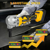Cordless Metal Nibbler 30000RPM Brushless Electric Nibbler Metal Cutter Stainless Steel Cutting Tool for Dewalt 20V Battery Pin