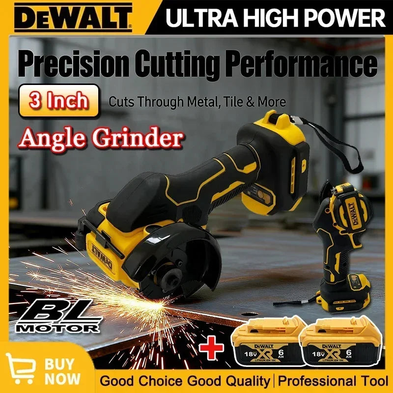 DEWALT Cordless Grinder Cutting Machine Grinding 3 Inch Polishing Machine Electric Diamond Cutting Grinder Power Tools