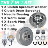 For Stihl MS290 MS390 Sprocket Clutch Drum 3/8" 7T Needle Bearing Kit 029 039 MS310 Chainsaw Replacement Parts for 11296402000