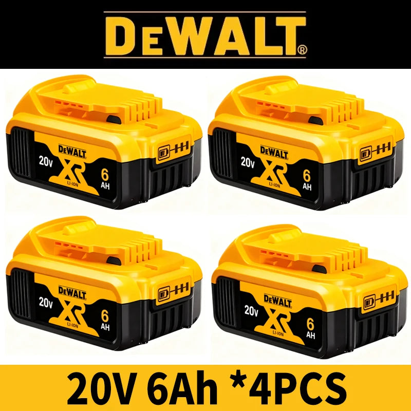 100% Genuine DEWALT Battery 60V 9Ah Flexvolt battery 20V 6Ah 5Ah DCB1104 DCB609 DCB206 For Dewalt rechargeable tool battery