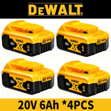 100% Genuine DEWALT Battery 60V 9Ah Flexvolt battery 20V 6Ah 5Ah DCB1104 DCB609 DCB206 For Dewalt rechargeable tool battery