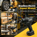 DEWALT 20V DCF99M Brushless Impact Wrench, 1/2 Inch Drive High Torque Cordless Power Tool for Automotive and Construction Work
