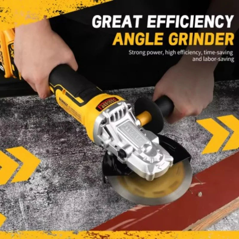 DEWALT DCG405FN 20V Max Cordless Brushless Angle Grinder 125mm Wheel for Metal Stone Cutting Surface Grinding Polishing