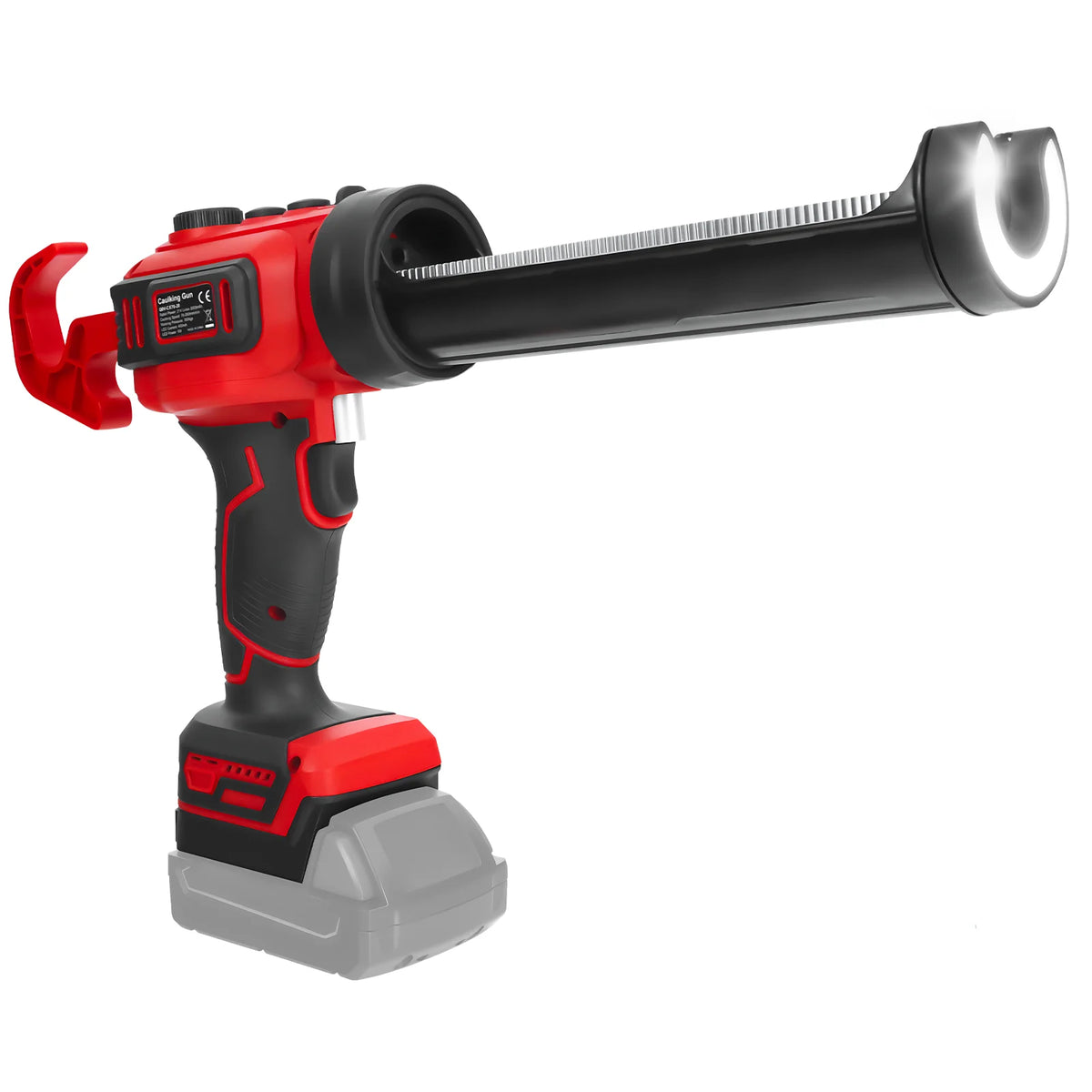 Cordless Caulking Gun Electric Silicone Gun Drip-Free Adhesive Sealant Gun Filling Sealing Power Tool for Milwaukee 18V Battery