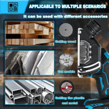 New 3 Inch Brushless Mini Angle Grinder 76Mm Electric Compact Cut-Off Tool For Makita 18V Battery