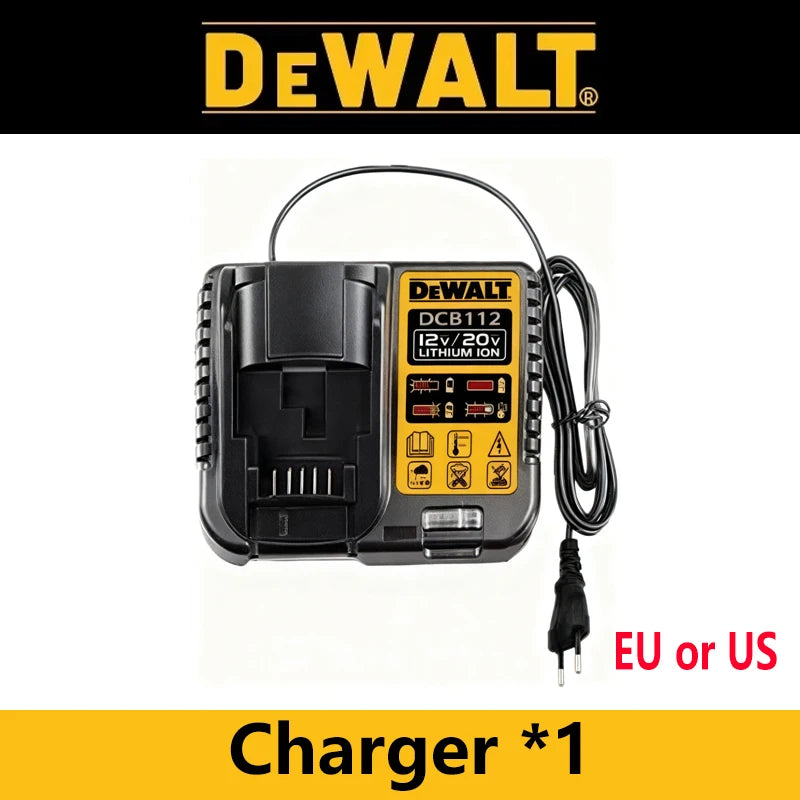 For DEWALT Original 20V / 60V MAX FLEXVOLT 9Ah Battery 18V 9AH 6AH 2AH DCB184 DCB209 DCB206 For Dewalt Rechargeable Tool Battery