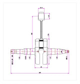 Heavy Duty Crankshaft Assembly Aftermarket Fit For Husqvarna K1250 K1260 K1270 Rail Cut Off Saw Disc Cutter Engine Replace Parts