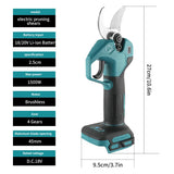 2026 new 45MM Cordless Brushless Electric Pruning Shear Tree Bonsai Pruner Branches Cutter Power Tool For Makita 18V Battery