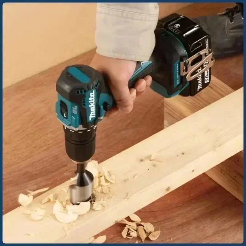 Makita 18V LXT Brushless Drill Driver DDF487 60N Torque 0-500/0-1700 RPM 0.3-10mm Chuck For Deck Railing Screw Driving Tasks