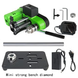 Mini Bench Drill Press - Industrial Precision, 100W AC/DC Power, 7-Speed Adjustable, Max 6mm Chuck