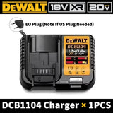 100% Dewalt Original Battery 20V 6AH Battery Replacement DCB200 DCB184 DCB182 DCB206 DCD887 DCD805 DCF860 Power Tool Battery