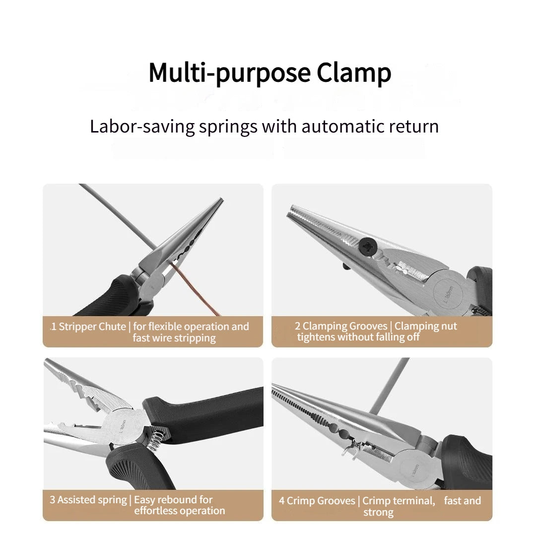 Mijia Power Tool Combo Kits Electric Screwdriver Self-lock Tape Measure Pliers Wrench Home Repair DIY Hand Tool Set