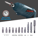 Hanmatek Electric Screwdriver Rechargeable Set LED Lighting Mini Wireless Cordless Screwdriver Battery Screwdriver Kit DrillTool