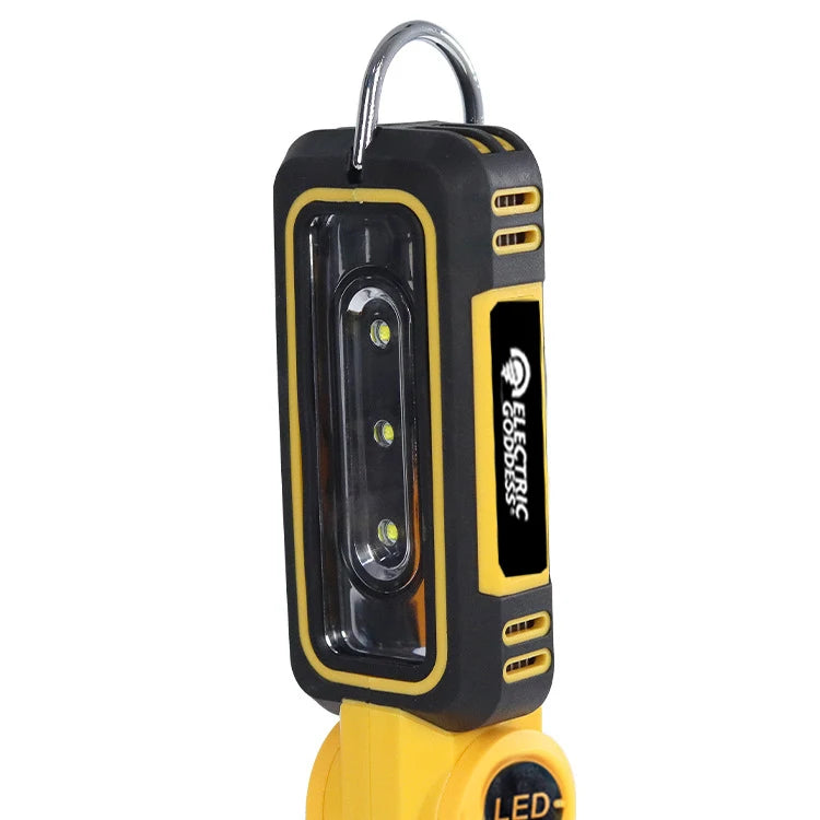 Electric Goddess Cordless Lighting Light Portable Flashlight Outdoor LED Camping Light Power Tool For Dewalt 20V Battery ﻿