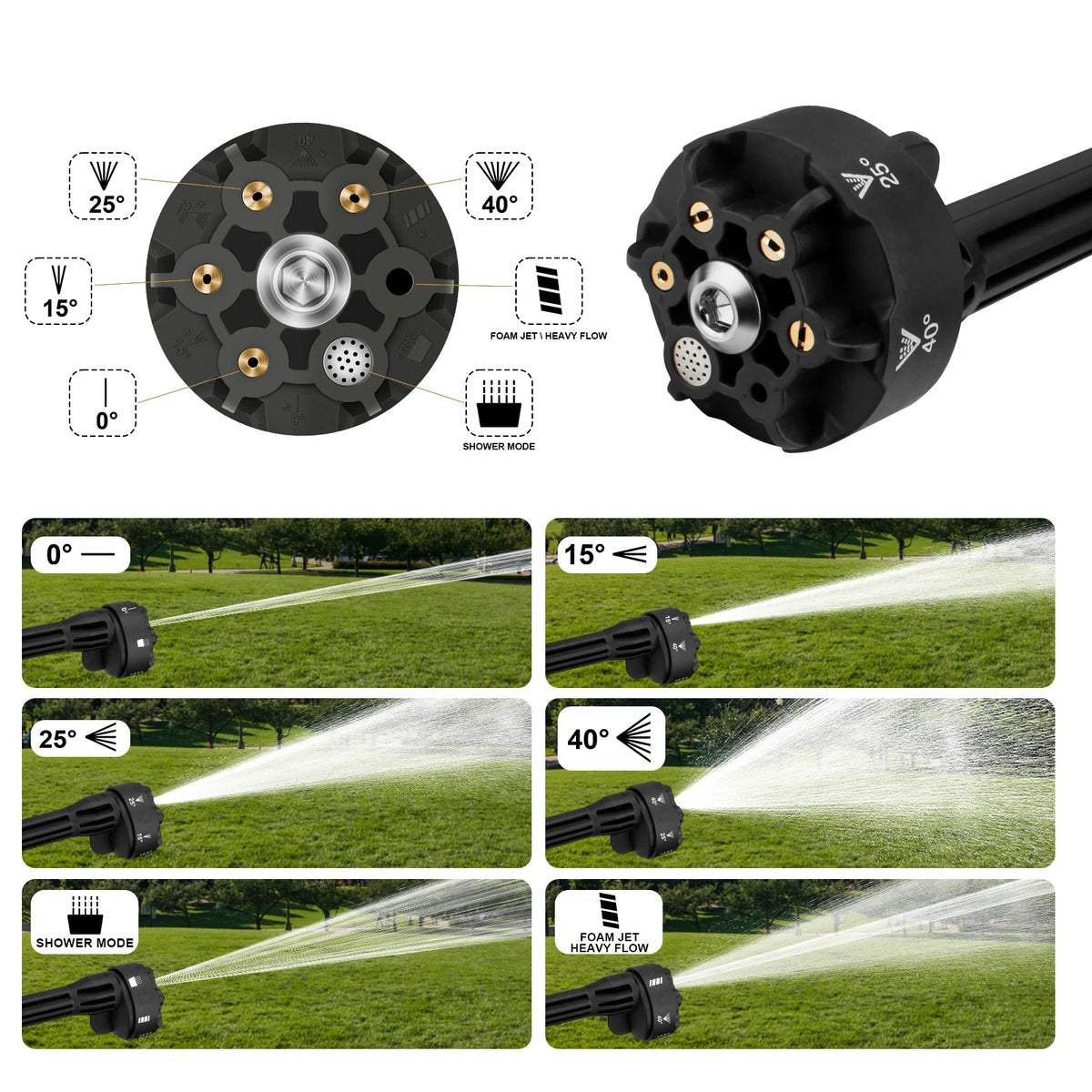 Gisam 200Bar Brushless Electric High Pressure Washer Gun 2Gear Power Home Car Washing Water Spray Gun for Makita 18V Battery Pin