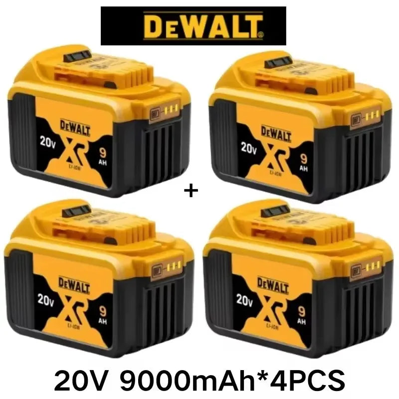 Original DEWALT 20V/60V Battery DCB606 DCB609 DCB182 DCB205 DCB206 DCB209 Power Tool Dewalt 18V Battery 6AH 9AH Battery.