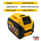 For DEWALT Battery 60V 9.0AH 12.0AH 18.0AH, Rechargeable Lithium-ion Battery, DCB609，DCB118，DCB606，Power Tool Battery