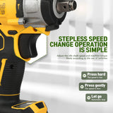 DEWALT DCF922 20V Impact Wrench 1/2 Inch Square Shaft 0-3500IPM Stepless Speed LED Light Mechanical Assembly Tools