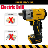 Dewalt 3250RPM Cordless Electric Wrench 205N.m Brushless Impact Wrench High Torque Power Repair Tool For Dewalt