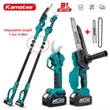 Kamolee 50mm Brushless Cordless Electric scissors Pruner pruning Shears Efficient Fruit Tree Bonsai Pruning Branche Cutter
