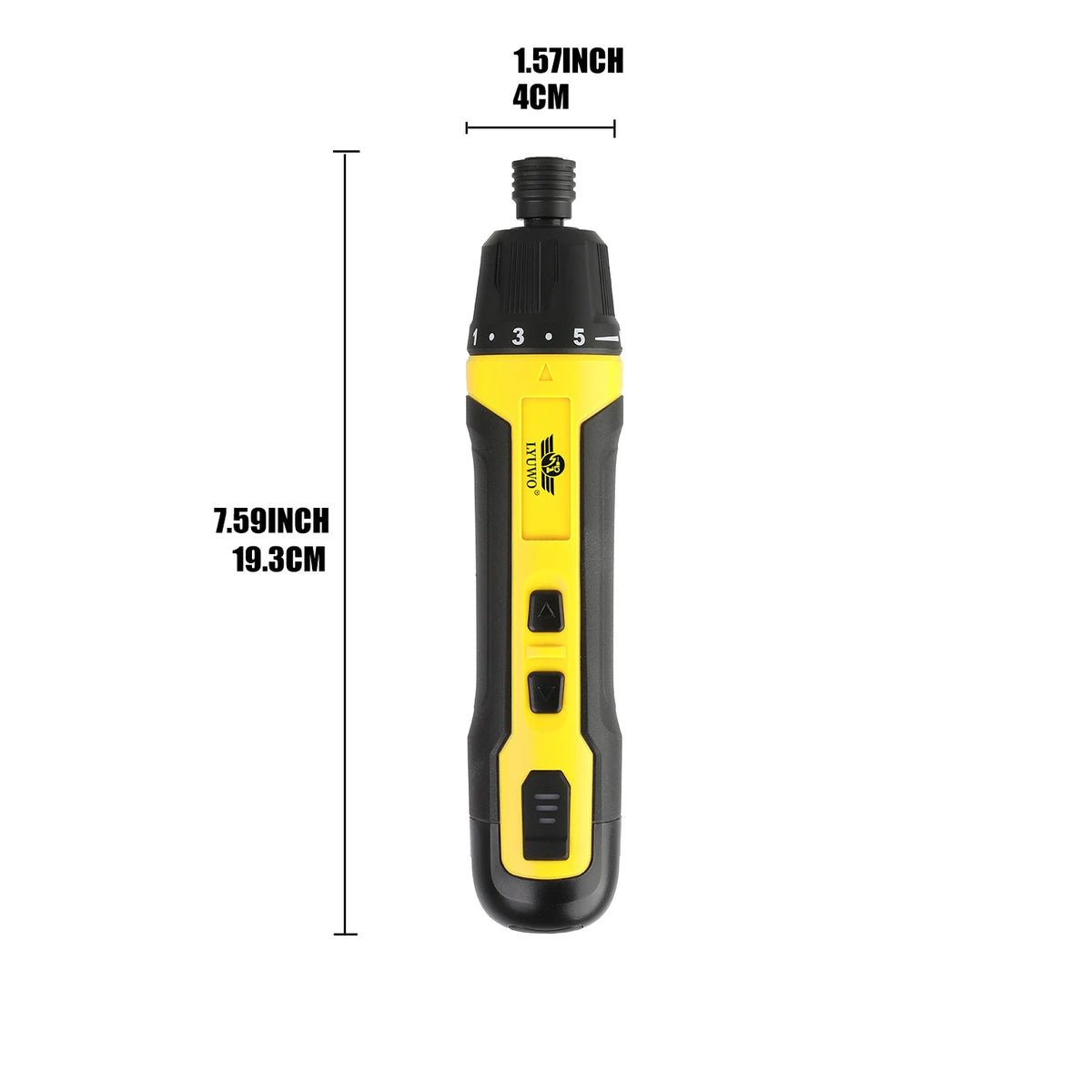 LYUWO Mini Wireless Electric Screwdriver, Rechargeable 1300mah Power Drill Bit, Multifunctional Disassembly Torque Repair Tool
