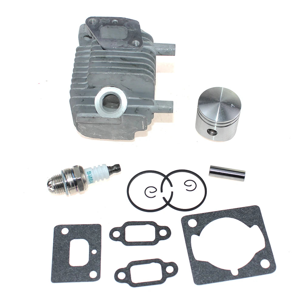 Cylinder Piston Kit 32.2mm Fits For Echo SHC-1700 SHC-2100 SRM-2100 SRM-2100SB SRM-2110 SRM-2305 SV-4B TC-2100 TT-21A WP-1000