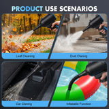 Cordless Air Blower Turbo Jet For Makita 18V Battery 300M/S Wind Speed Handheld Portable Electric Leaf Blower Dust Blowing Tool