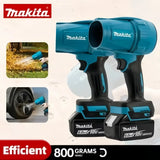 Makita Brushless 2000W Electric Turbo Blower Jet Fan 200M/S Violent Car Dryer Snow Dust Blowing Tool For Makita 18V Battery Pin