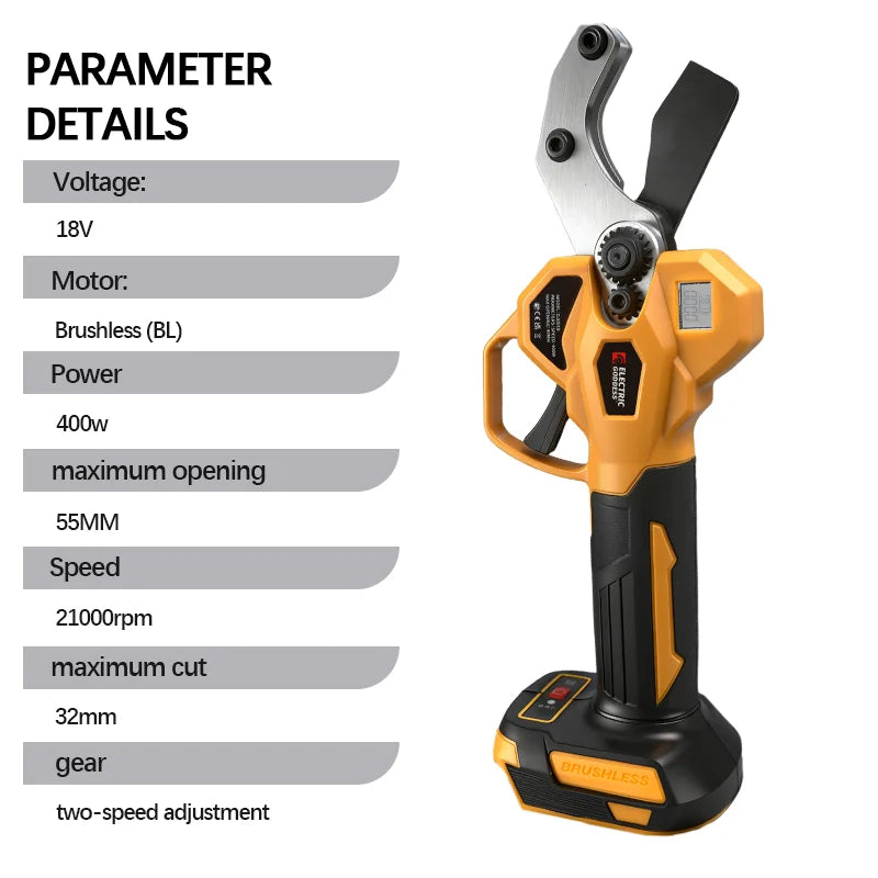 Electric Goddess Brushless 32mm Electric Pipe Scissor PPR Cutting Plumbing Water Pipes Shear For Makita 18V Battery Pin