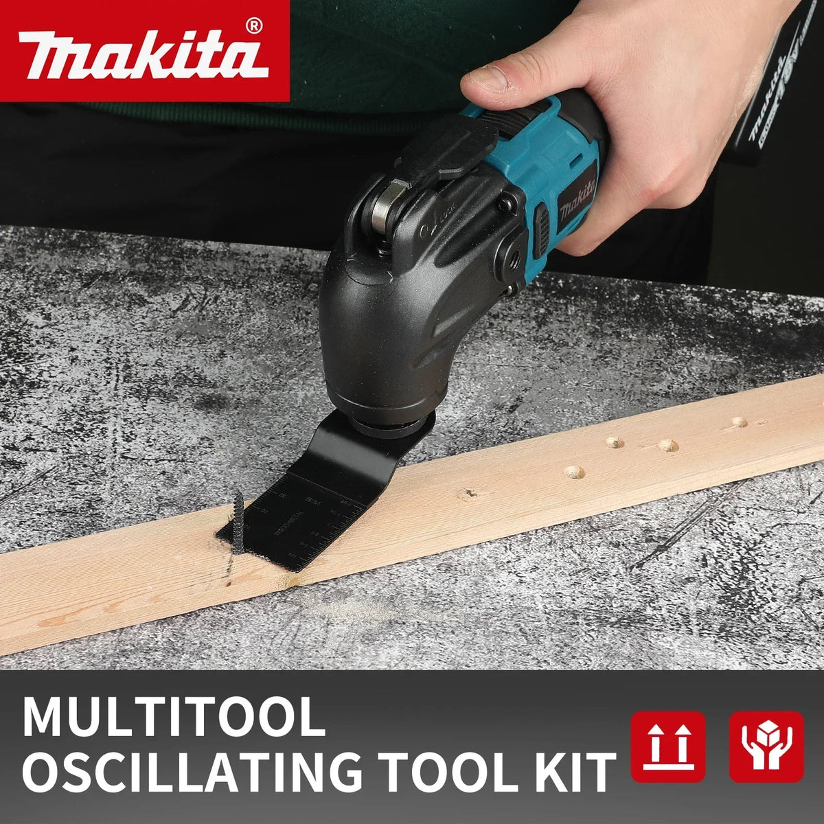 Makita DTM51 Oscillating Multi-Tool Variable Speed Control 6 Levels For Wood Metal Plastic Cutting and Trimming tools