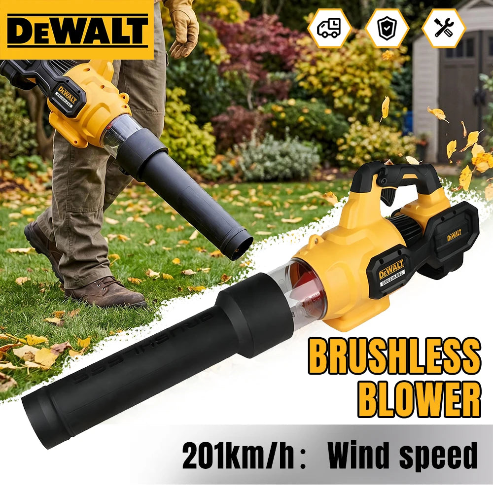 Durable DEWALT DCMBL612 60V Brushless Leaf Blower Lock‑Switch Stepless Speed Yard Lawn Patio Heavy‑Duty Cleaning Power tools