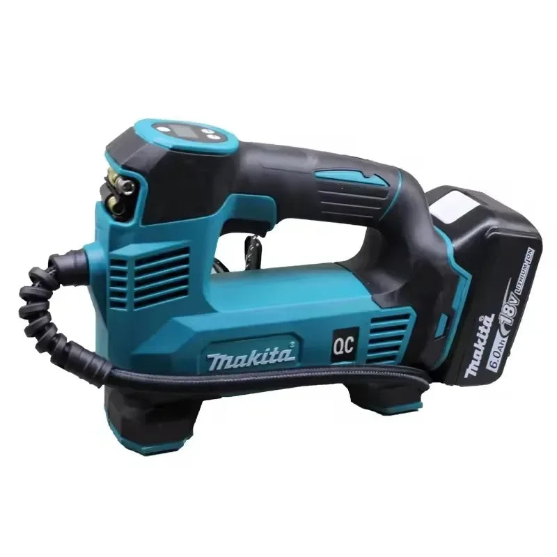 Makita 18V Mini Air Compressor 130PSI 830KPA With LED Light 30-65L Car Electric Air Pump Auto Inflatable Tire Inflator