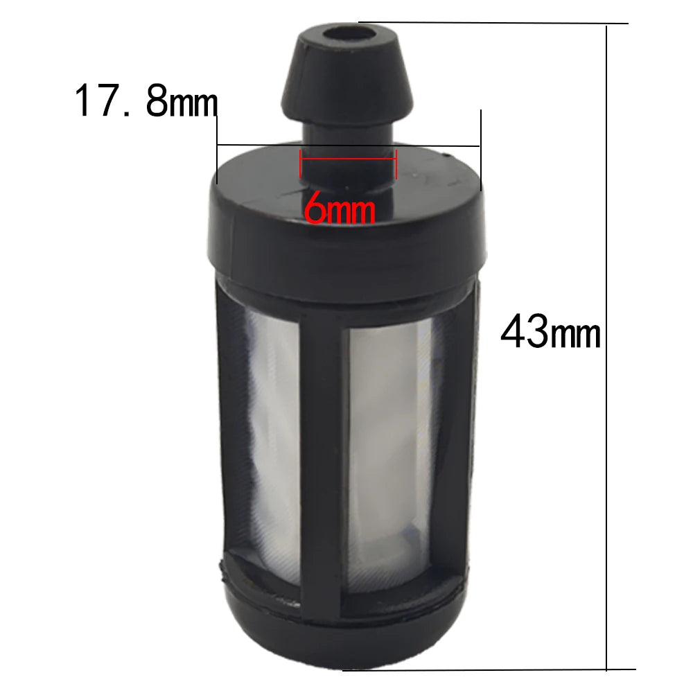 5M 16ft 1/8" x 1/4" 3mm x 6mm Tygon Fuel Hose Line Filter For Stihl Husqvarna Echo Craftsman Chainsaw Blower Trimmer