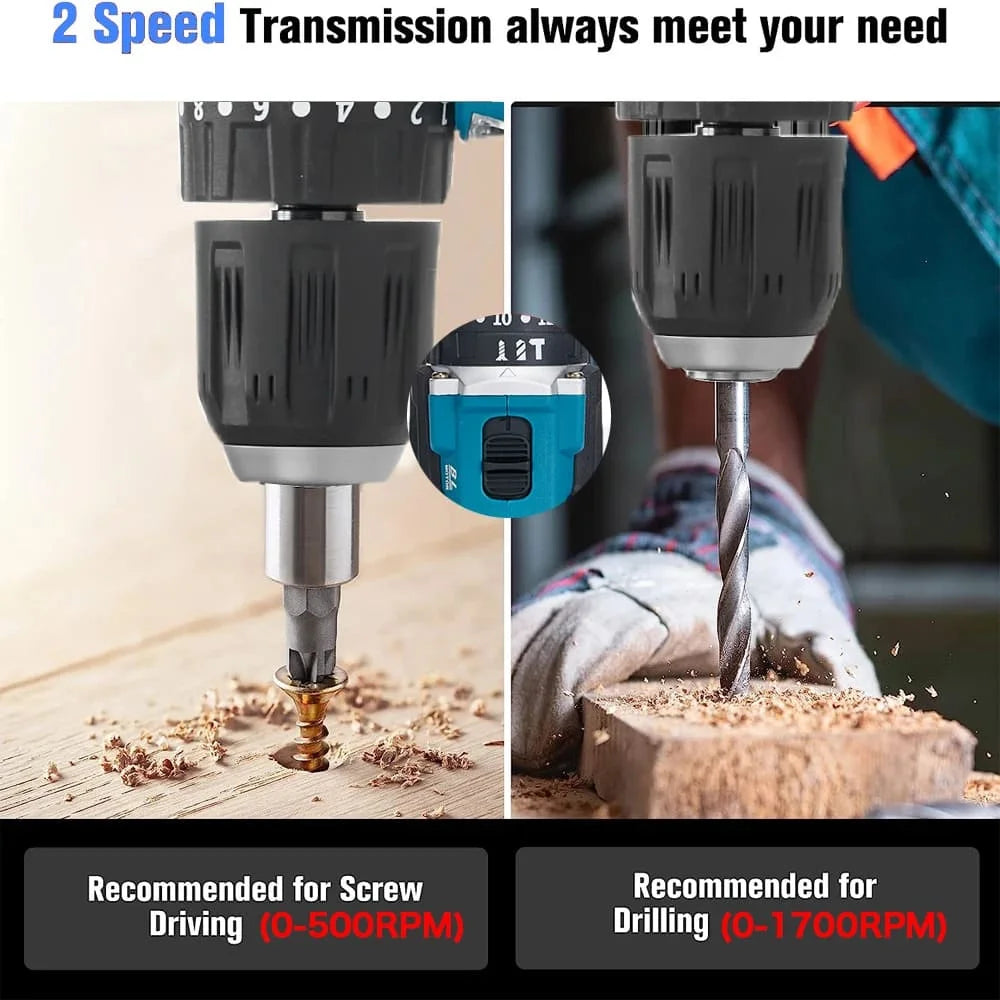Makita DDF487 Cordless Driver Drill 18V Brushless Electric Impact Screwdriver Rechargeable Power Tool Makita 18V Tools.