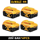 100% Original 20V 6.0Ah MAX Battery Power Tool Replacement For DeWalt DCB184 DCB181 DCB182 DCB200 20V 5A 6A 18Volt 20v Battery.