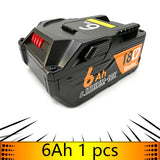 8AH Li-ion 18V For RIDGID R840087 Battery R840083 R840085 R840086 Capacity 6.0/4.0ah Rechargeable Power Tool Series AEG Series