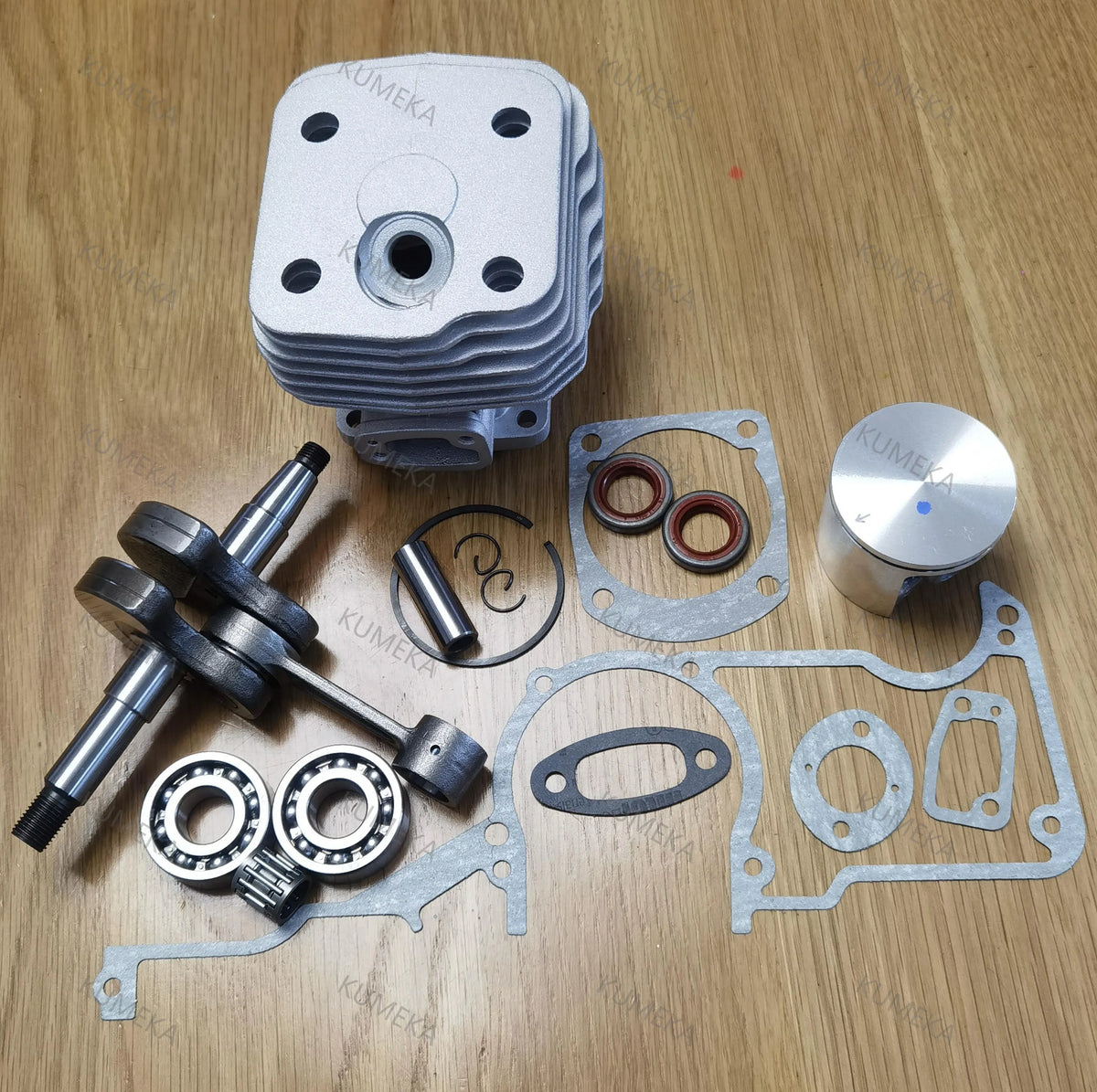 288 Cylinder Piston Kit With Crankshaft And Bearings Oil Seals Gaskets Assembly Fits Husqvarna 281 181 Chainsaw Accessories